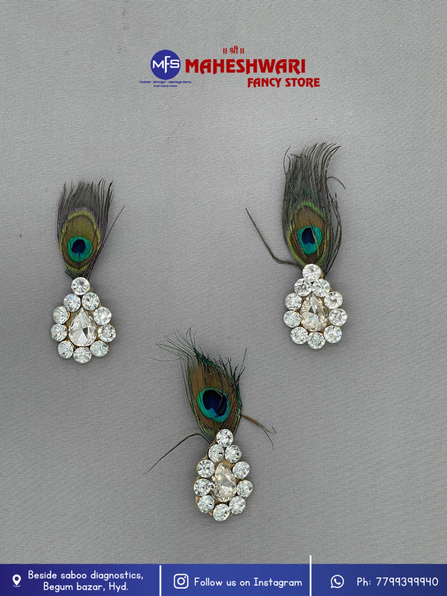 Morpankh Swagat Brooch